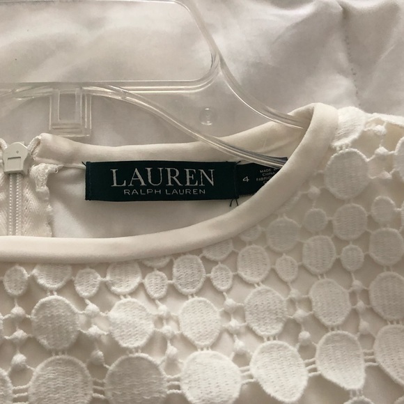 Lauren Ralph Lauren White Cutwork Dress - Picture 5 of 5